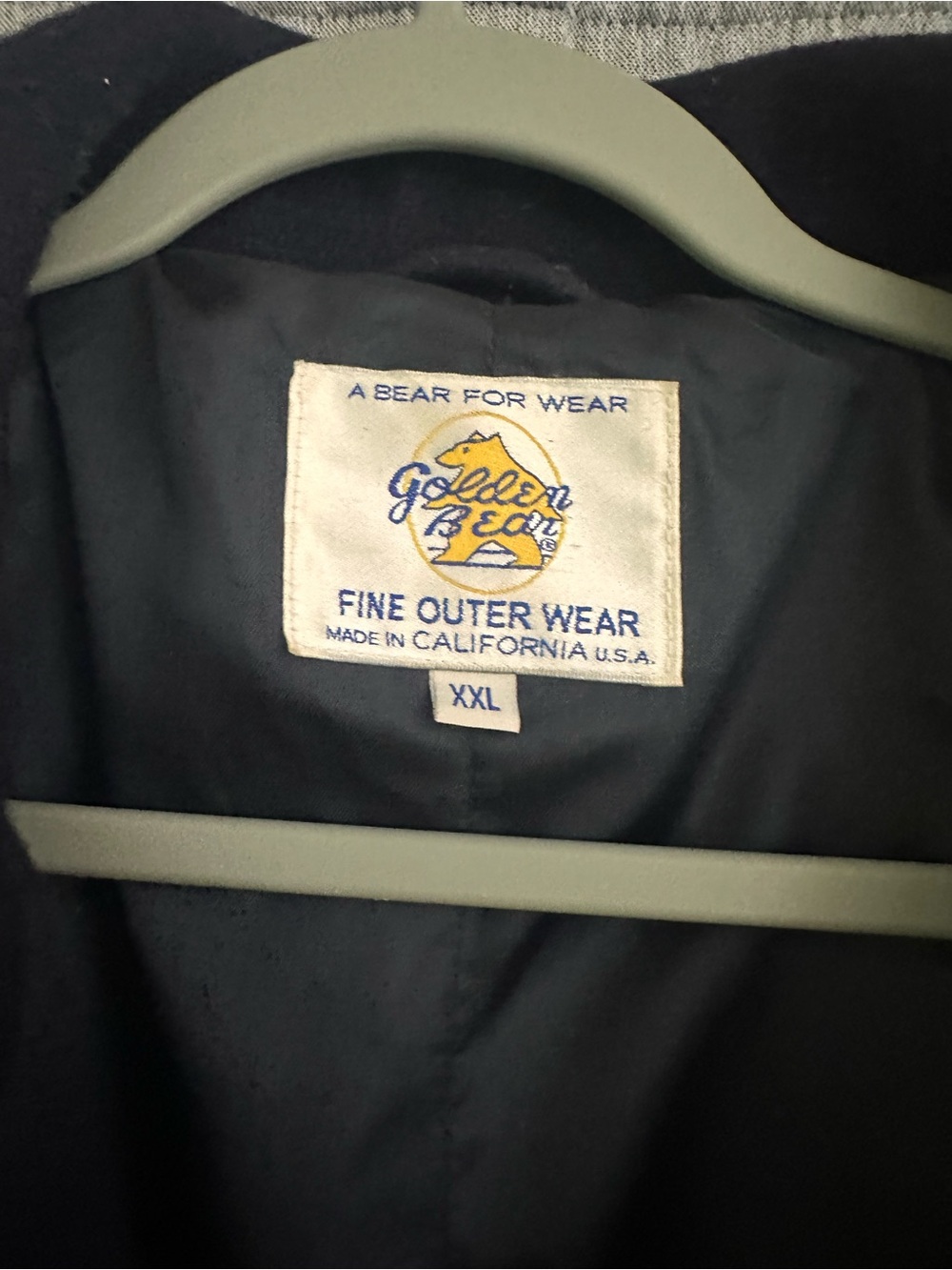 Vintage Men’s Navy Fine Outerwear - Picture 4 of 5